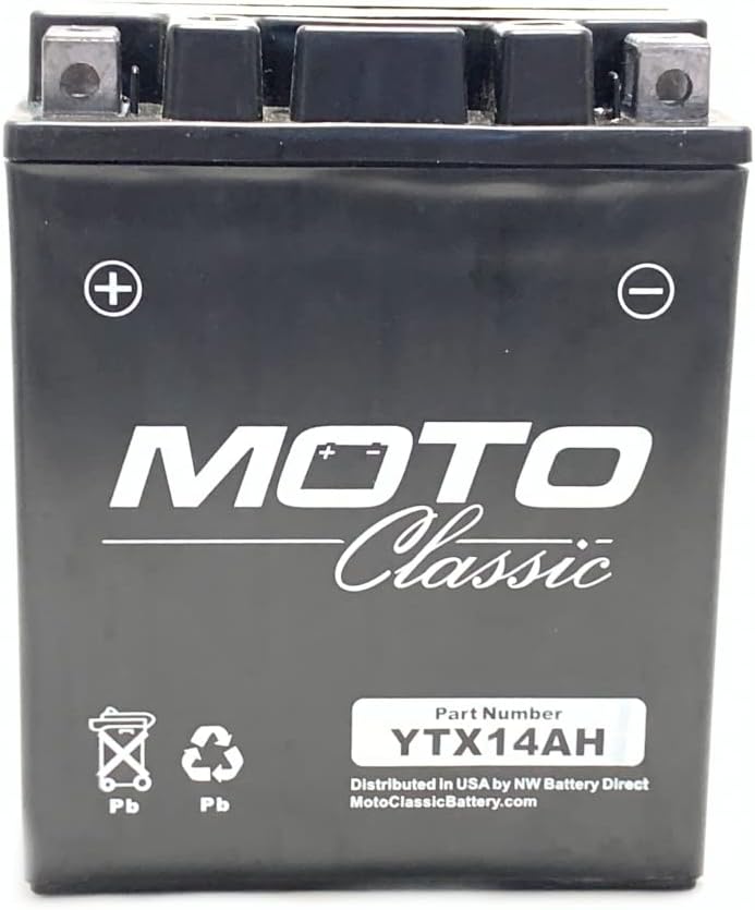 Moto Classic YTX20CH Maintenance Free Sealed AGM 270CCA Battery