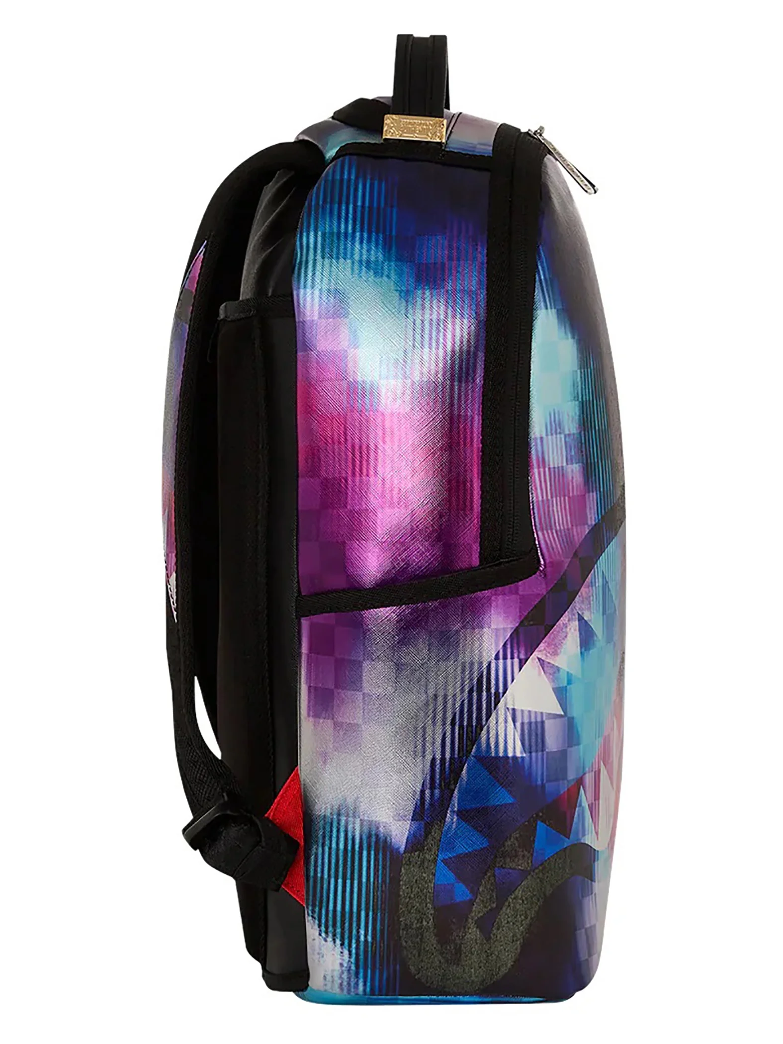 Sprayground Tye Check Backpack, Purple