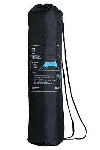 Neso Tents Beach Tent with Sand ANCHOR, Portable Canopy Sun Shelter, 7 x 7ft - Patented Reinforced Corners
