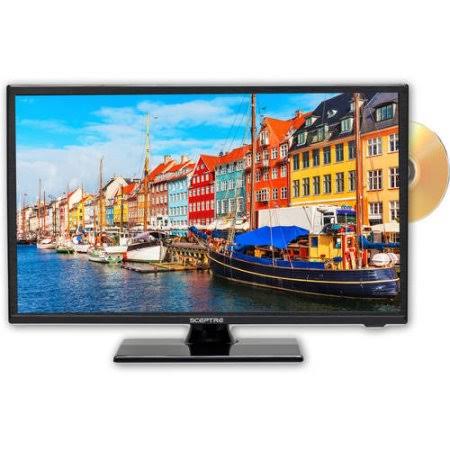 Refurbished Sceptre 19 inch Class HD (720p) LED TV (e195bd-srr) with Built in DVD