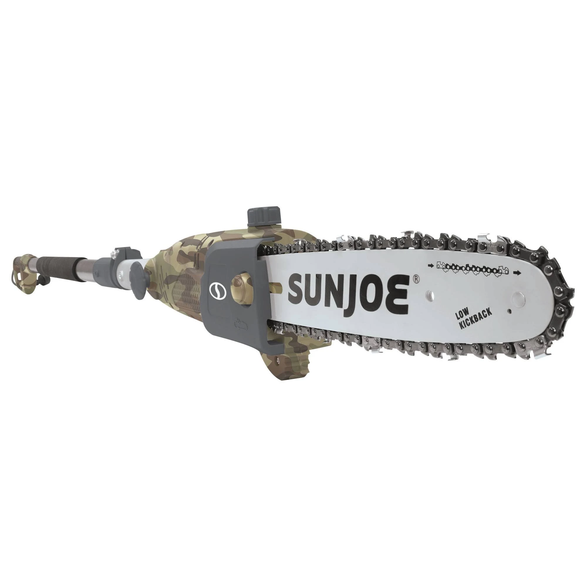 Sun Joe Swj803e-cmo 10 inch 8.0 Amp Electric Multi-Angle Pole Chain Saw, Camo
