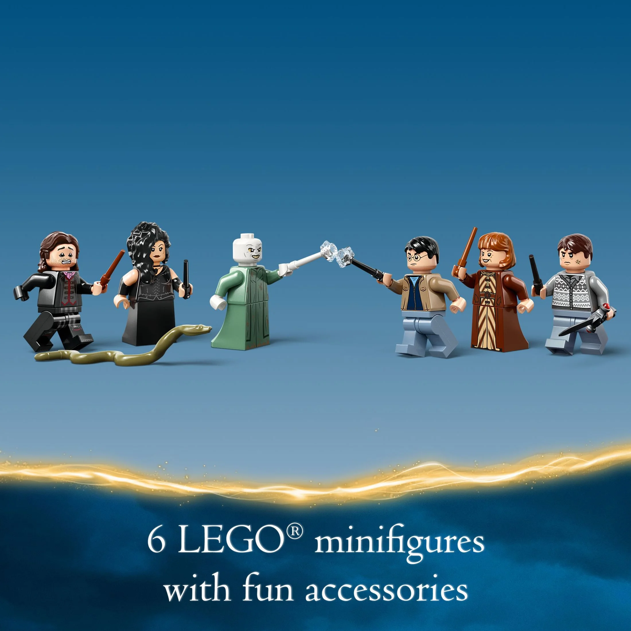 LEGO Harry Potter The Battle of Hogwarts Building Toy Set, Harry Potter Toy for Boys and Girls Ages 9 and Up, Features a Buildable Castle and 6 Minifigures to Recreate an Iconic Scene, 76415
