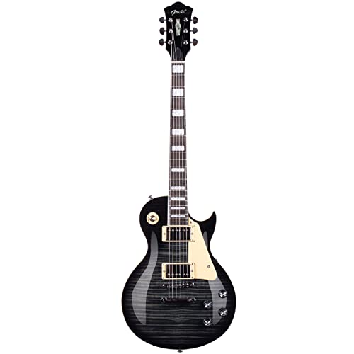 GROTE Guitar Solid Body Electric Guitar with Gigbag LPYS-006 (Purple)