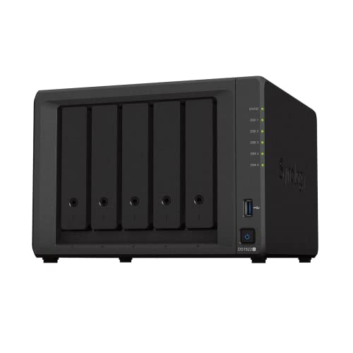 Synology 5-bay DiskStation DS1522+ (Diskless) & Network Upgrade Module adds 1x 10GbE RJ-45