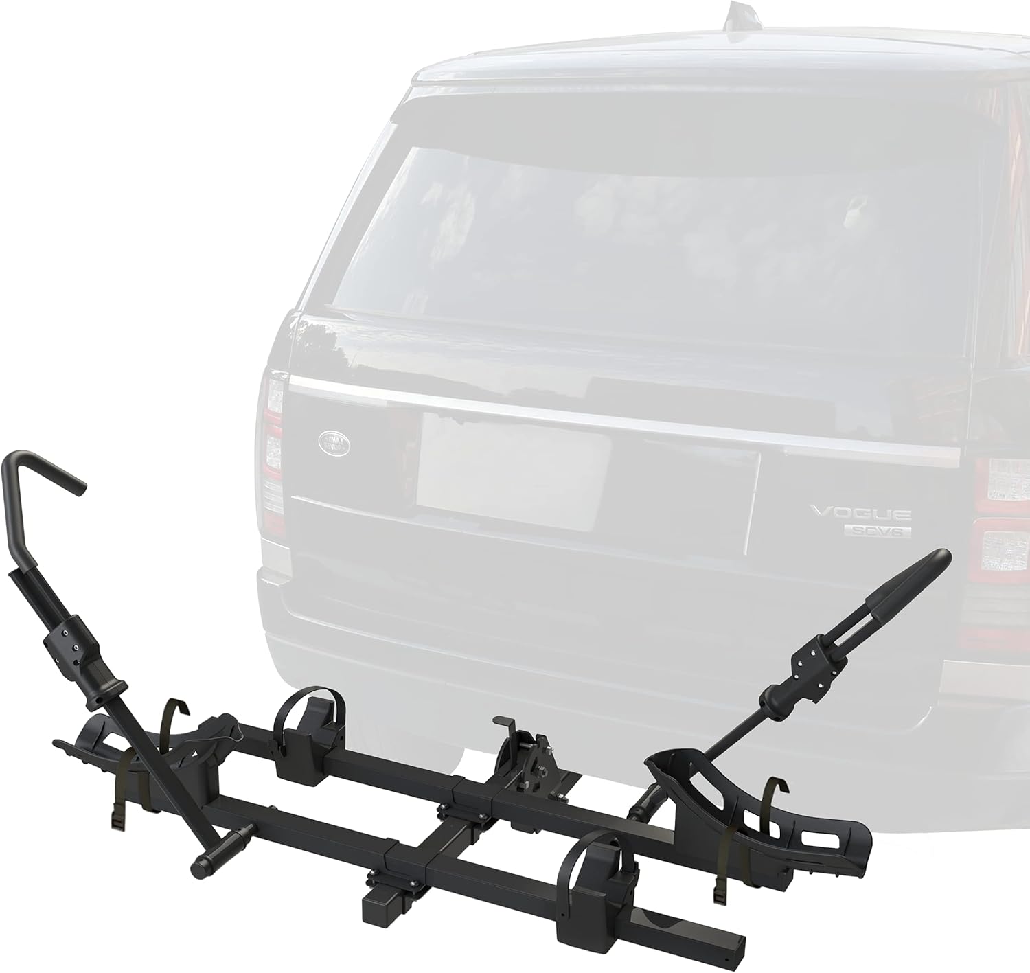 MAXXHAUL 50606 Hitch Style 2-Bike Carrier Platform Style Rack for Standard, Fat Tire, Electric Bikes 2" Hitch Receiver - 66 lbs Weight Capacity Per Bike