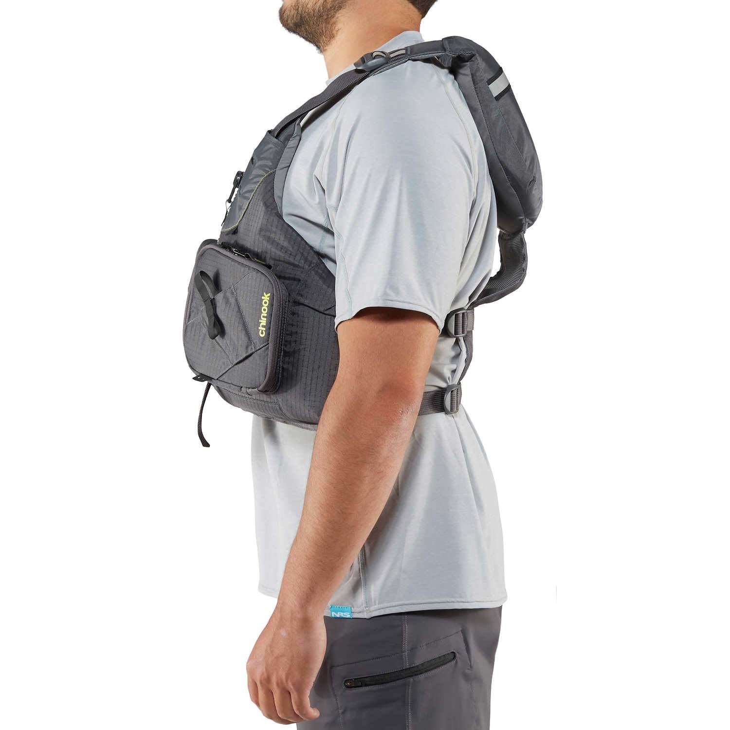 NRS - Chinook Fishing PFD Xs-M / Charcoal