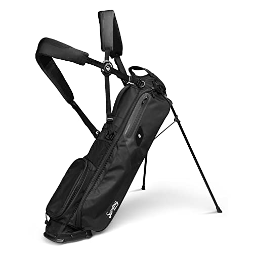 Sunday Golf El Camino Bag - Lightweight Sunday Golf Bag with Strap and Stand – Easy to Carry – Golf Stand Bag for The Driving Range, Par 3 and Standard Courses, 3.9 pounds