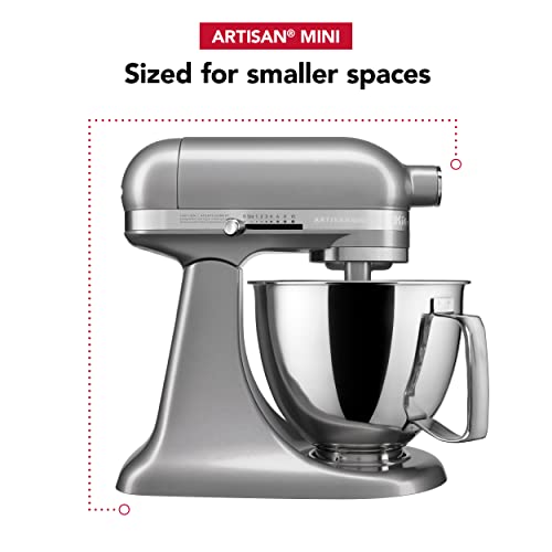 KitchenAid Artisan Mini 3.5 Quart Tilt-Head Stand Mixer - KSM3316X - Candy Apple Red