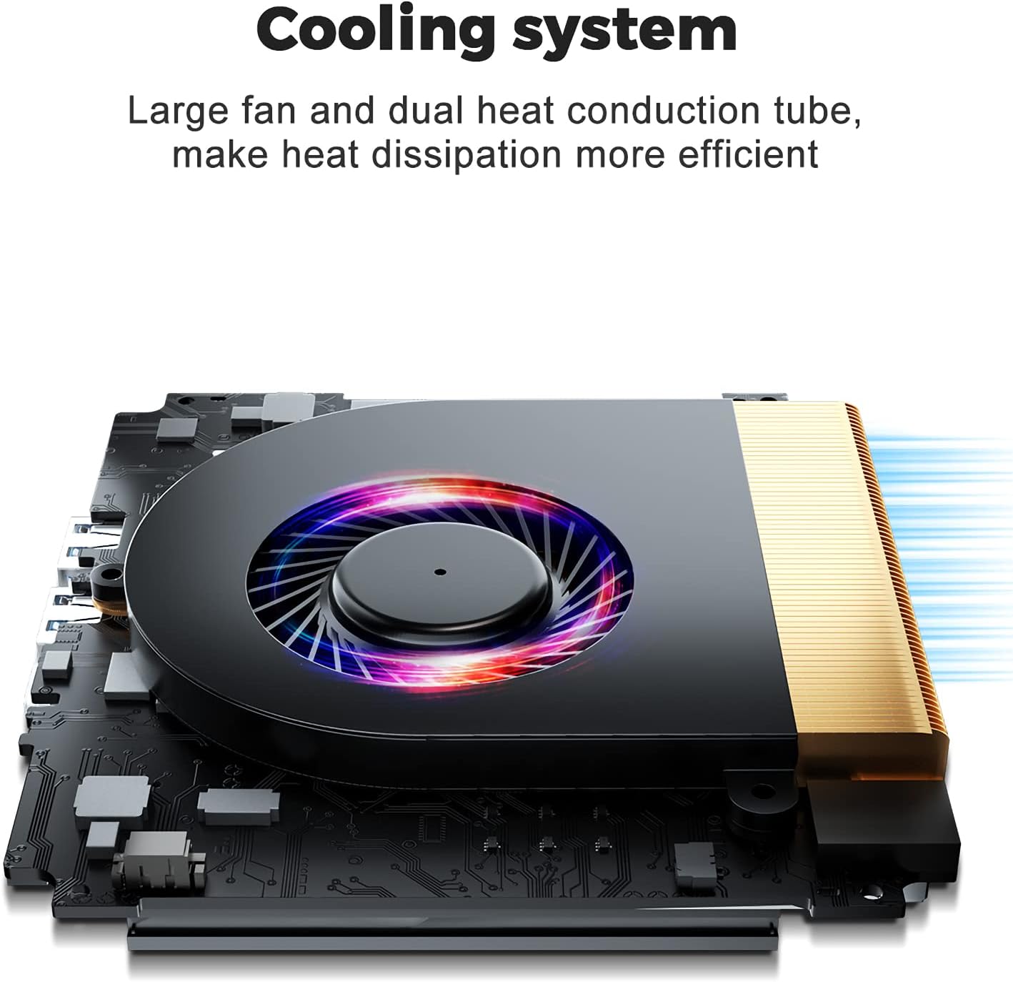 AMD Ryzen™ 7 3750H(up to 4 GHz) Beelink Mini PC SER3, 16GB RAM 500GB NVMe M.2 SSD Mini Computer, Triple Display(Dual HDMI/Type-C 4K@60Hz Output), WiFi-5, BT4.0, Windows 11 Pro, Support Auto Power On
