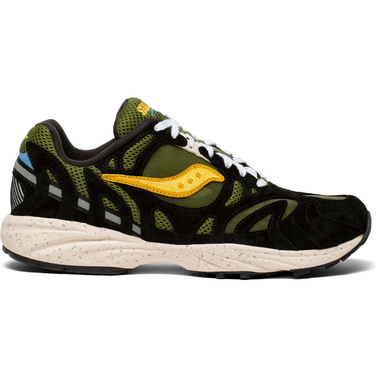 Saucony Grid Azura 2000 8.5 / Black/Yellow