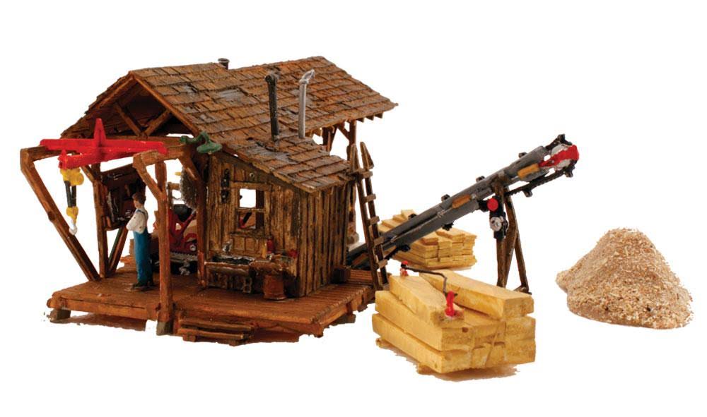 Woodland Scenics HO Built-Up Buzz&s Sawmill