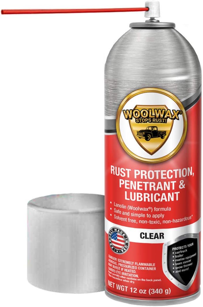 woolwax® 12 Spray Can Undercoating Kit Straw (Clear)