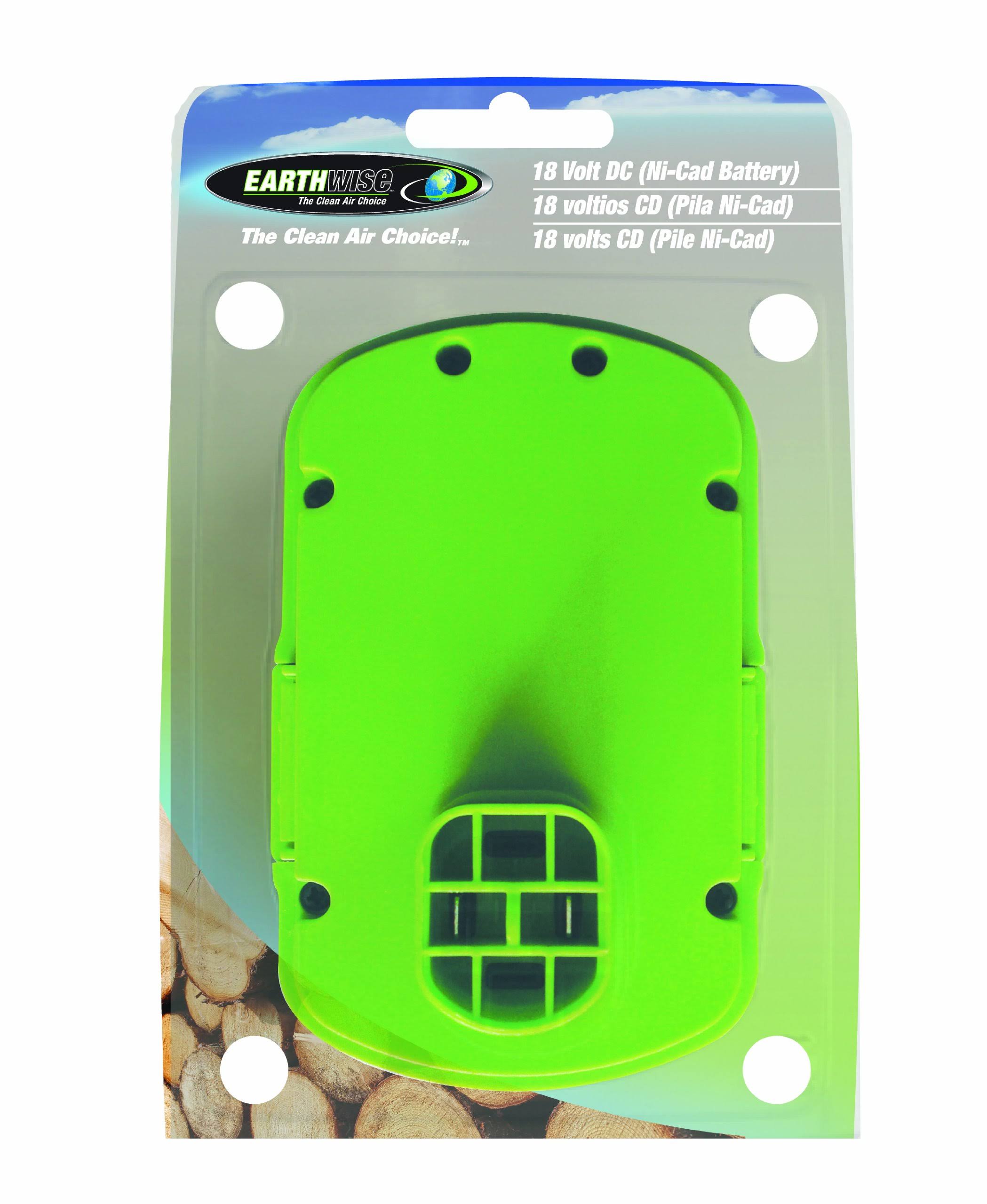 Earthwise Ni-Cad Battery, 18 V