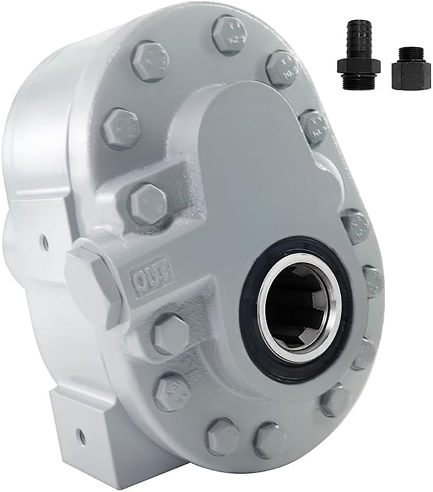 Kewam Hydraulic PTO Pump 11GPM 540 RPM 2250PSI, Inlet and SAE12 Outlet, Hydraulic Power Take Off Pump 6 Teeth SAE16 for Tractor and Trucks