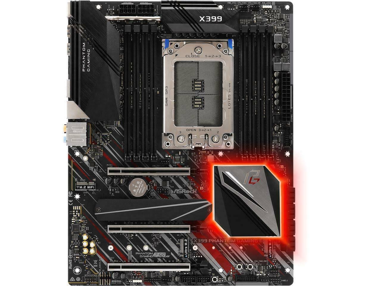 ASRock X399 Phantom Gaming 6 Motherboard AMD X399Socket TR4