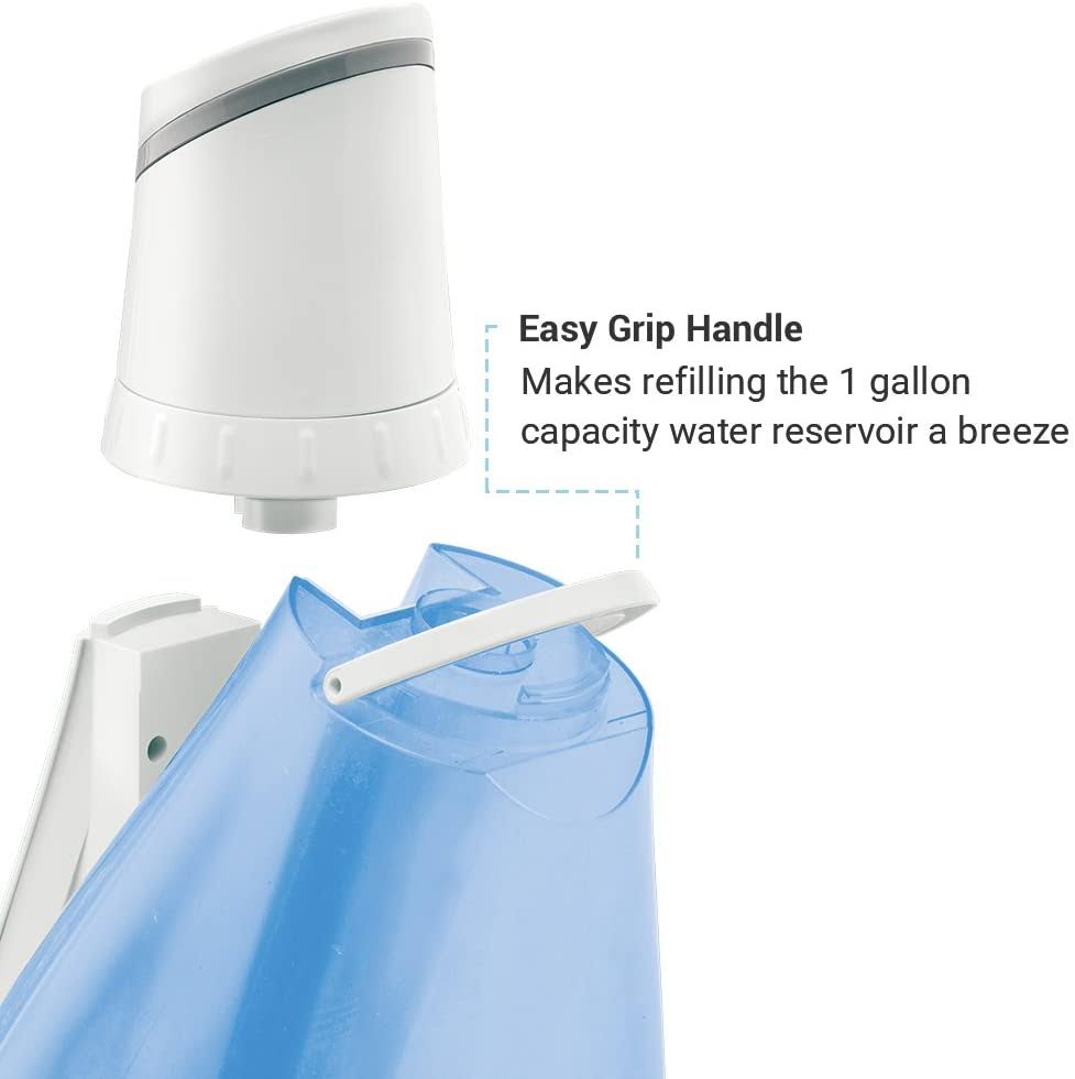 Homedics Cool Mist Oscillating Ultrasonic Humidifier | 120-Degree Rotation, 1 Gallon Tank