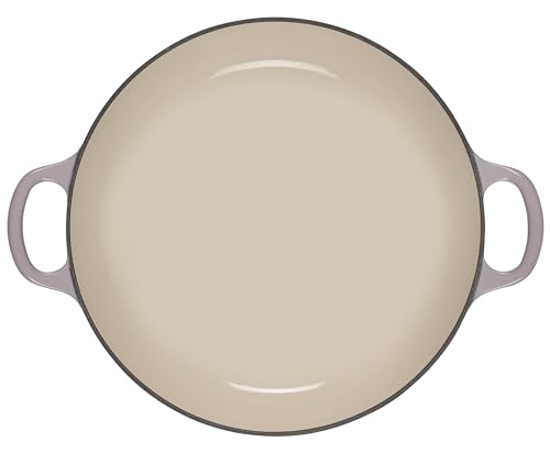 Le Creuset Signature Enameled Cast Iron Petal Braiser, 2.25qt., Coastal Blue