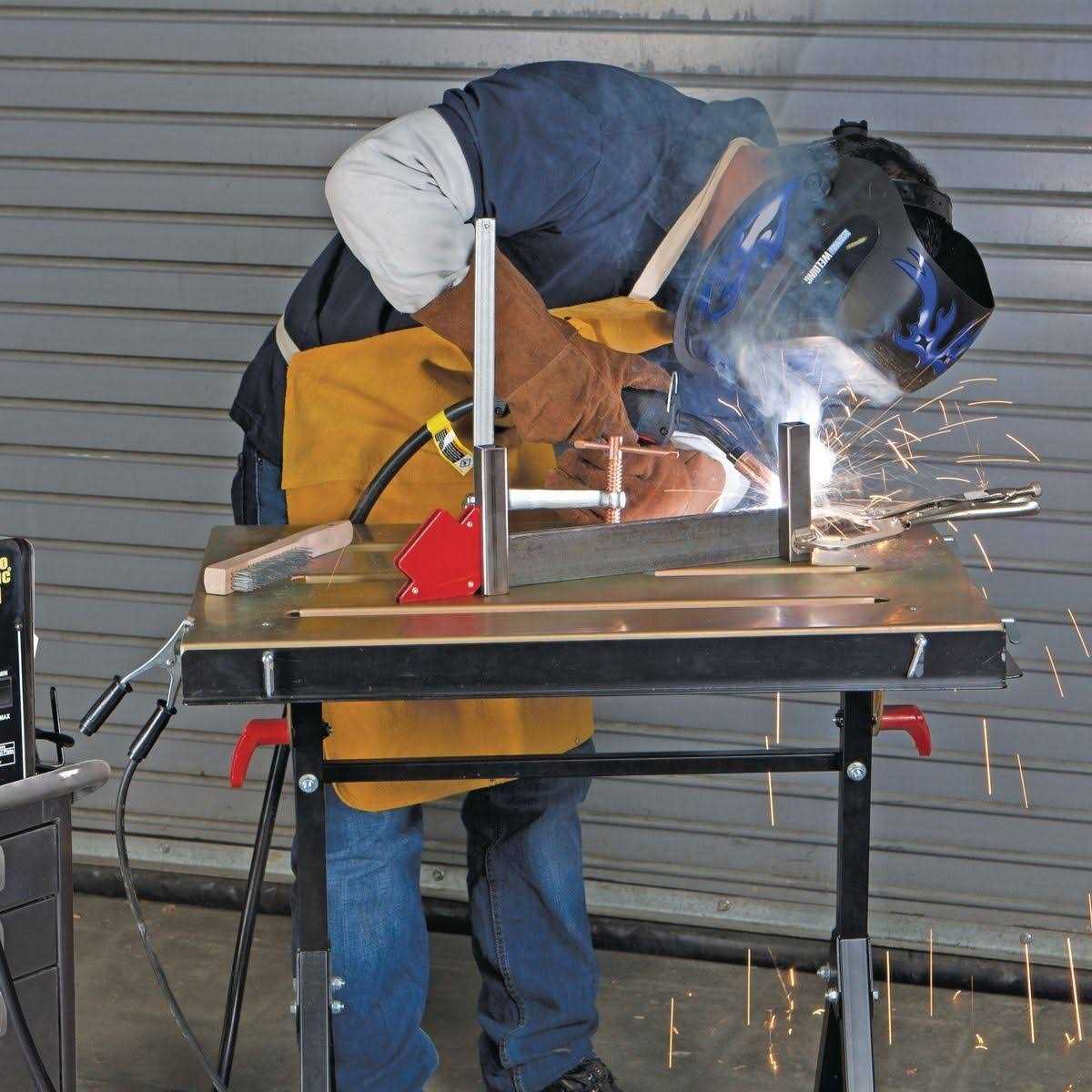 Chicago Electric Adjustable Steel Welding Table - Shop Hardware Tools Online Store
