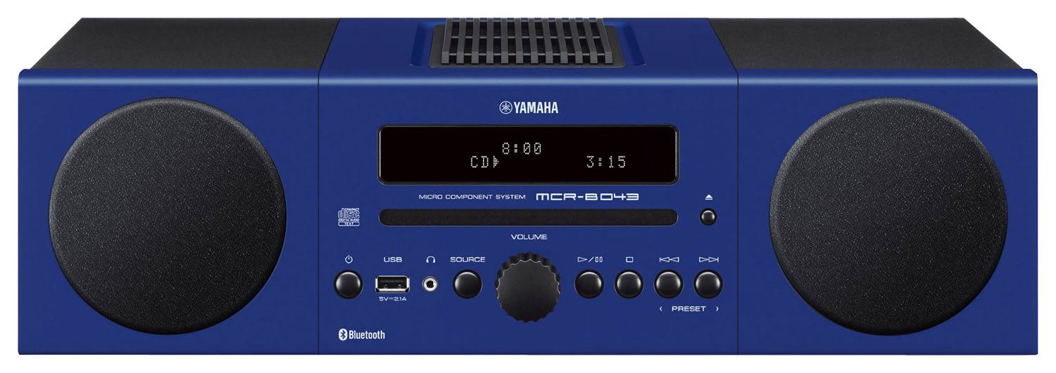 Yamaha MCR-B043BU Bluetooth Mini System Blue