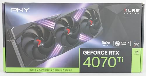 PNY GeForce RTX™ 4070 Ti 12GB Verto Triple Fan Graphics Card DLSS 3