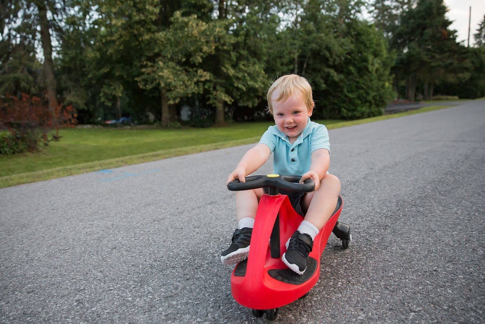 Plasmacar Red Kids Toy Indoor Outdoor Exercise Ride