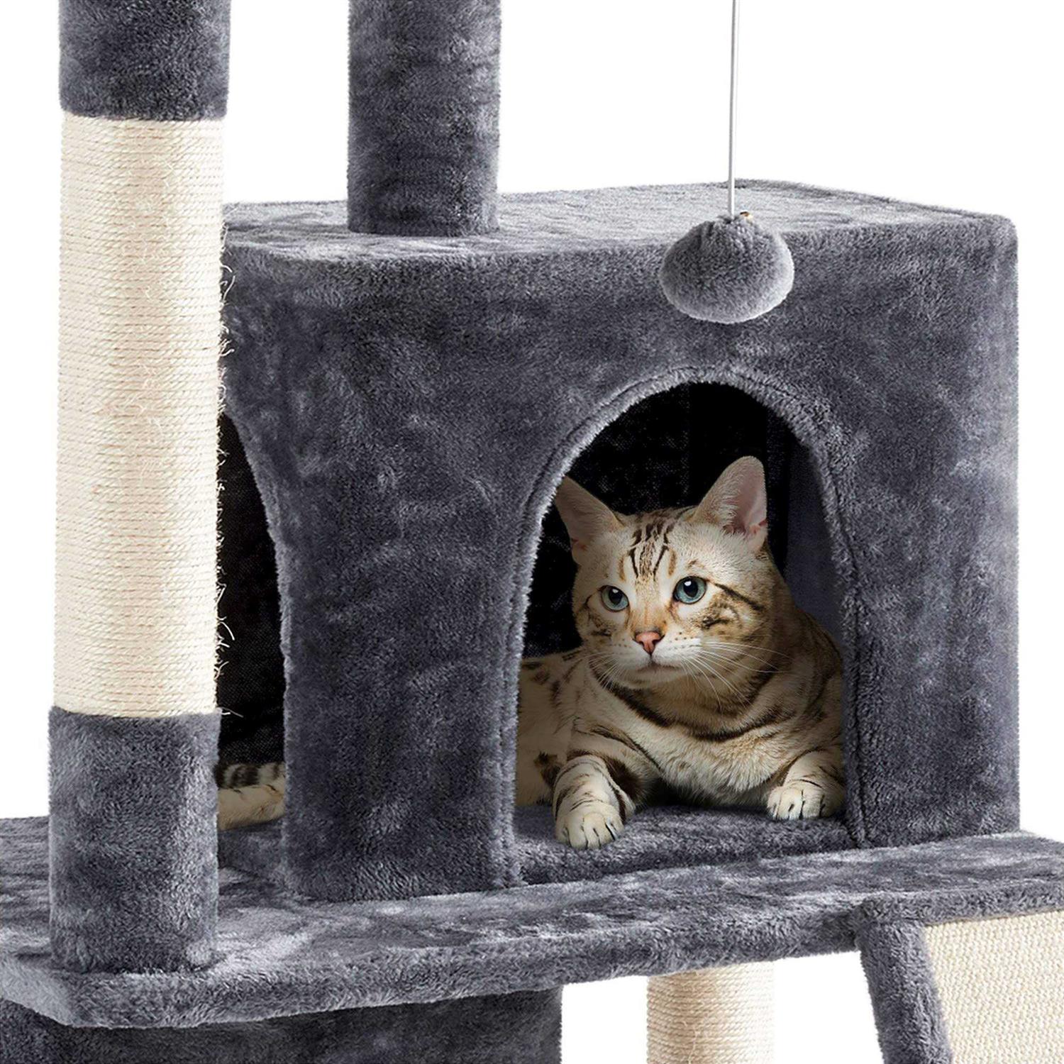 Topeakmart Cat Tree with 2 Condos - Pet Supplies online store