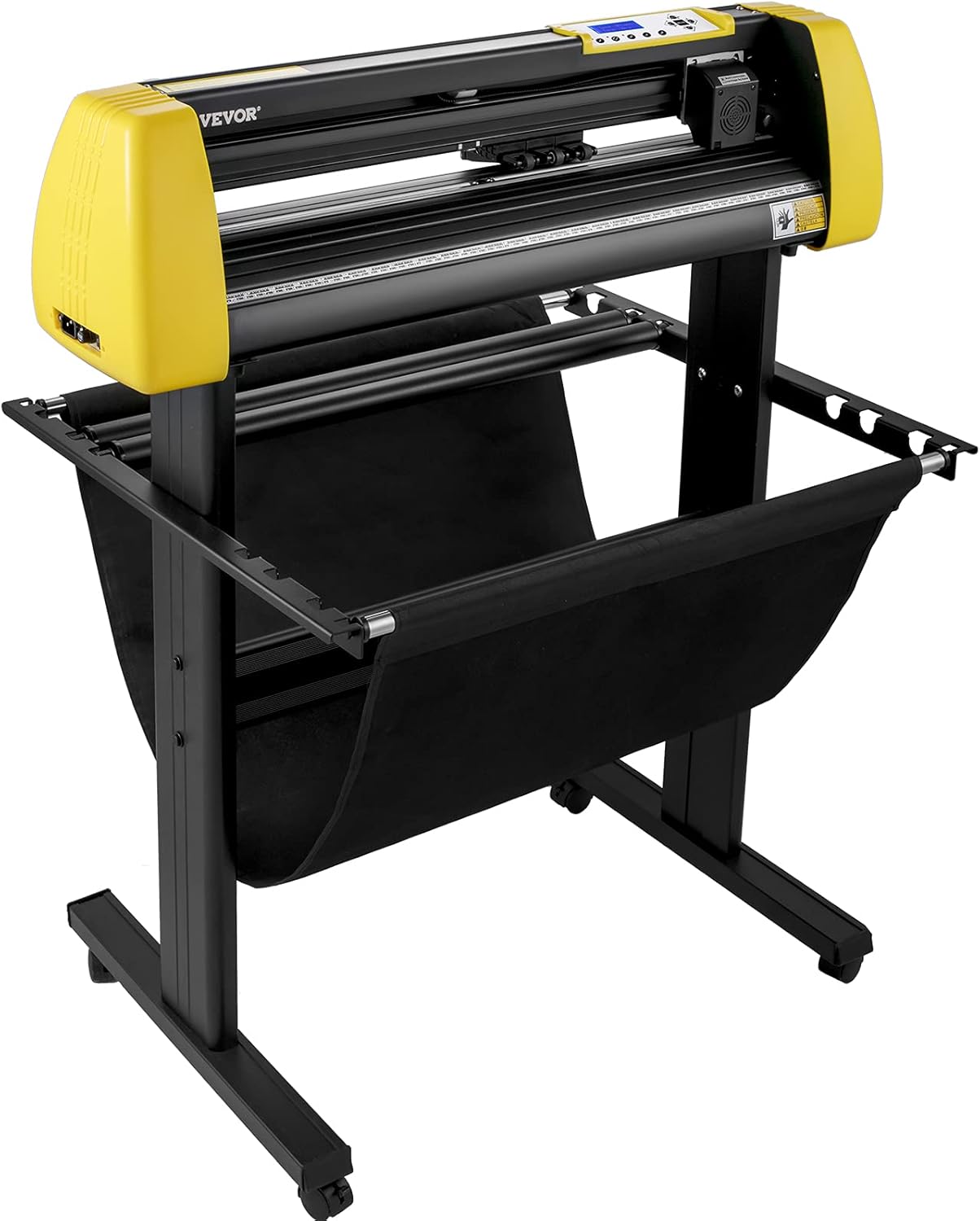 VEVOR Vinyl Cutter Machine, 28 in / 720 mm Max Paper Feed Cutting Plotter, Automatic Camera Contour Cutting LCD Screen Printer w/Stand Adjustable Force and Speed for Sign Making Plotter Cutter