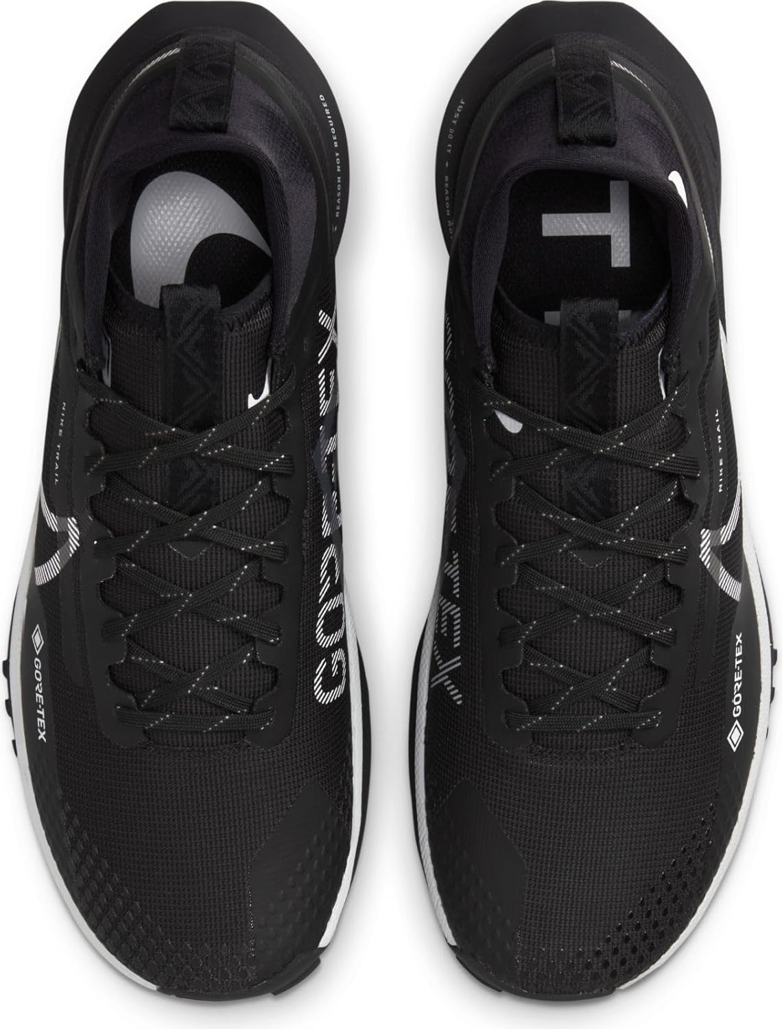 NIKE Men's Trail Running Shoe, Black Wolf Grey Reflect Silver, 11