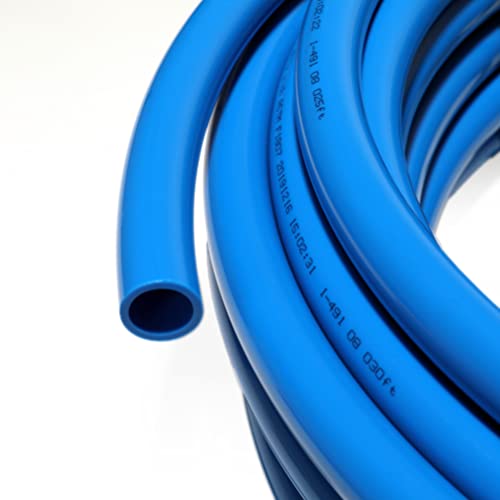 EFIELD 1/2 Inch 2 x100 ft Pex-b Pipe/Tubing(200 Ft), For Potable Water, Cold Hot Water, Brass Fitting, Crimping Clamp Tool, Cinch Clamps, Cutter Combo Kit (All in One)