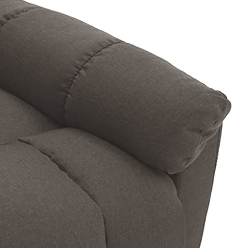 Reclinable Chair Massage Recliner Recliner Wingback Chair TV Chair Recliner Brown Fabric Suitable for Lounge, Bedroom, Living Room, Study Room.