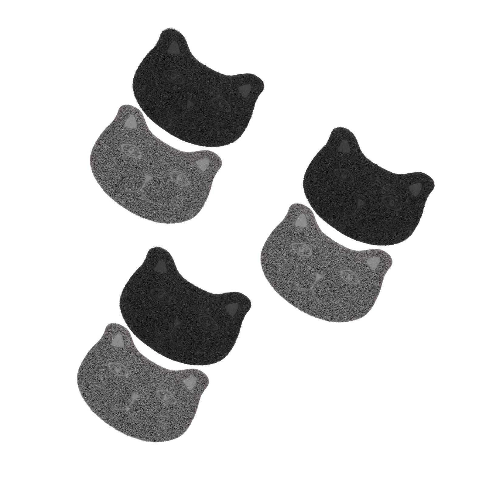 Set of 3 Cat Litter Mat Pet Feeding Mats for Cats Calming Treats Tray