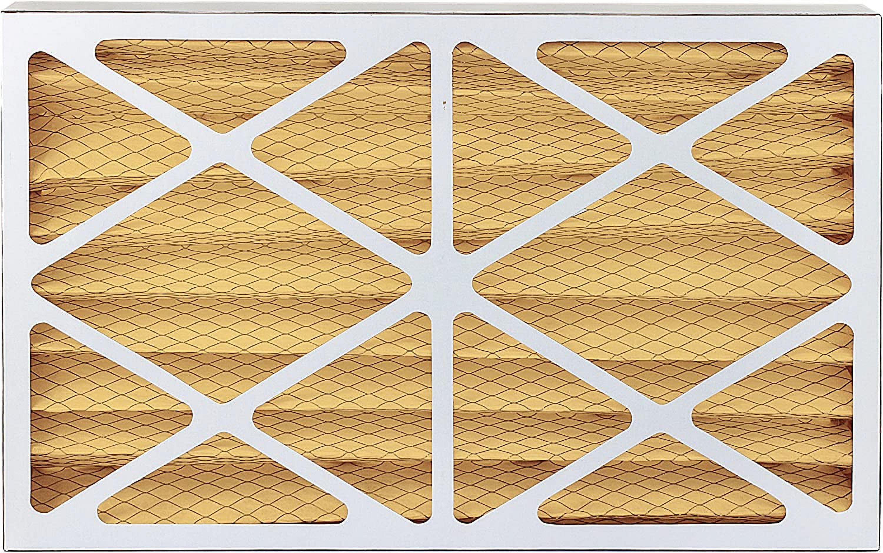 Filterbuy 14x25x4 MERV 11 Pleated HVAC AC Furnace Air Filters (5-Pack)