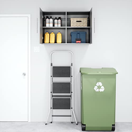 Prepac HangUps Upper Storage Cabinet - Elegant and Spacious Wall Cabinets to Maximize Your Storage, 36" Size, Classic White Finish