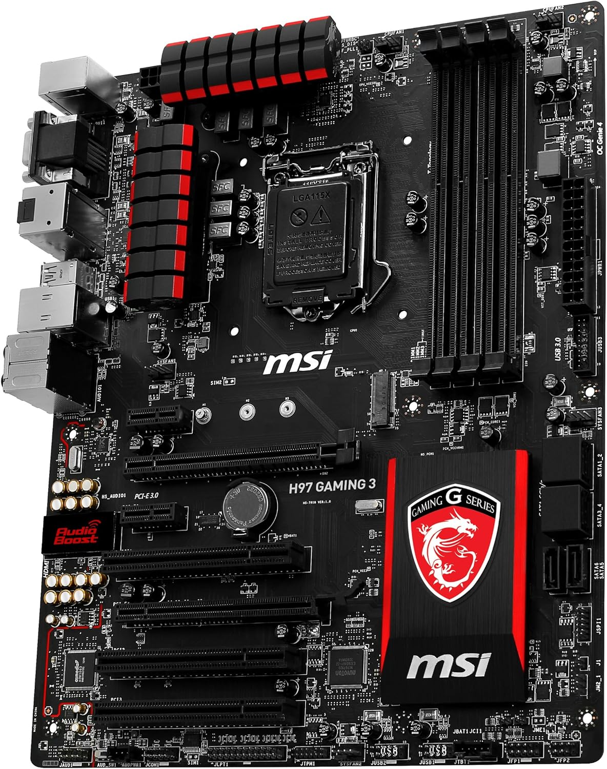 MSI ATX DDR3 2600 LGA 1150 Motherboards H97 Gaming 3