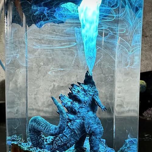 Resin wood Lamp, Epoxy resin lamp, Custom FAMOUS ANIME, MONSTER Resin Lamp,Resin Wood Art Lamp,Personalized Gift for Home Decor,Valentine Gifts,Wedding Gift (Size XL(9,5 * 17,5) cm)