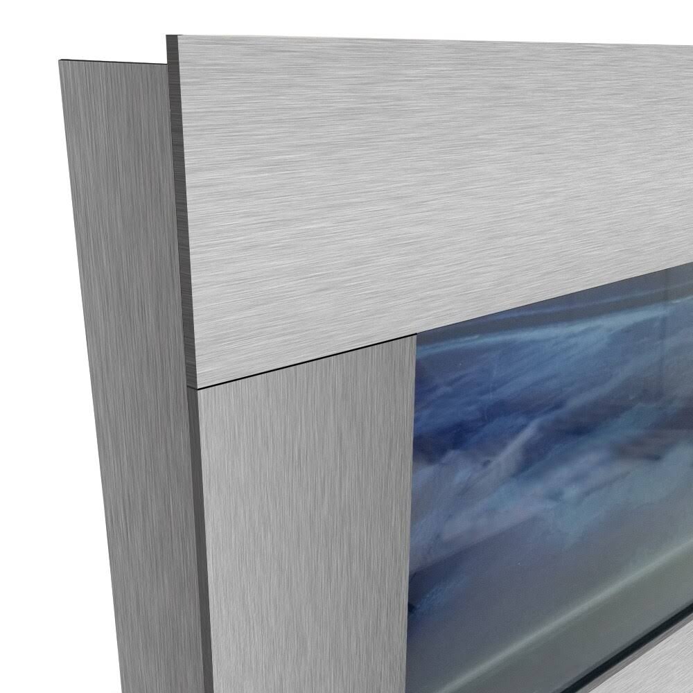 Aussie Aquariums 2.0 Wall Mounted Aquarium - Verticali (Brushed Black)