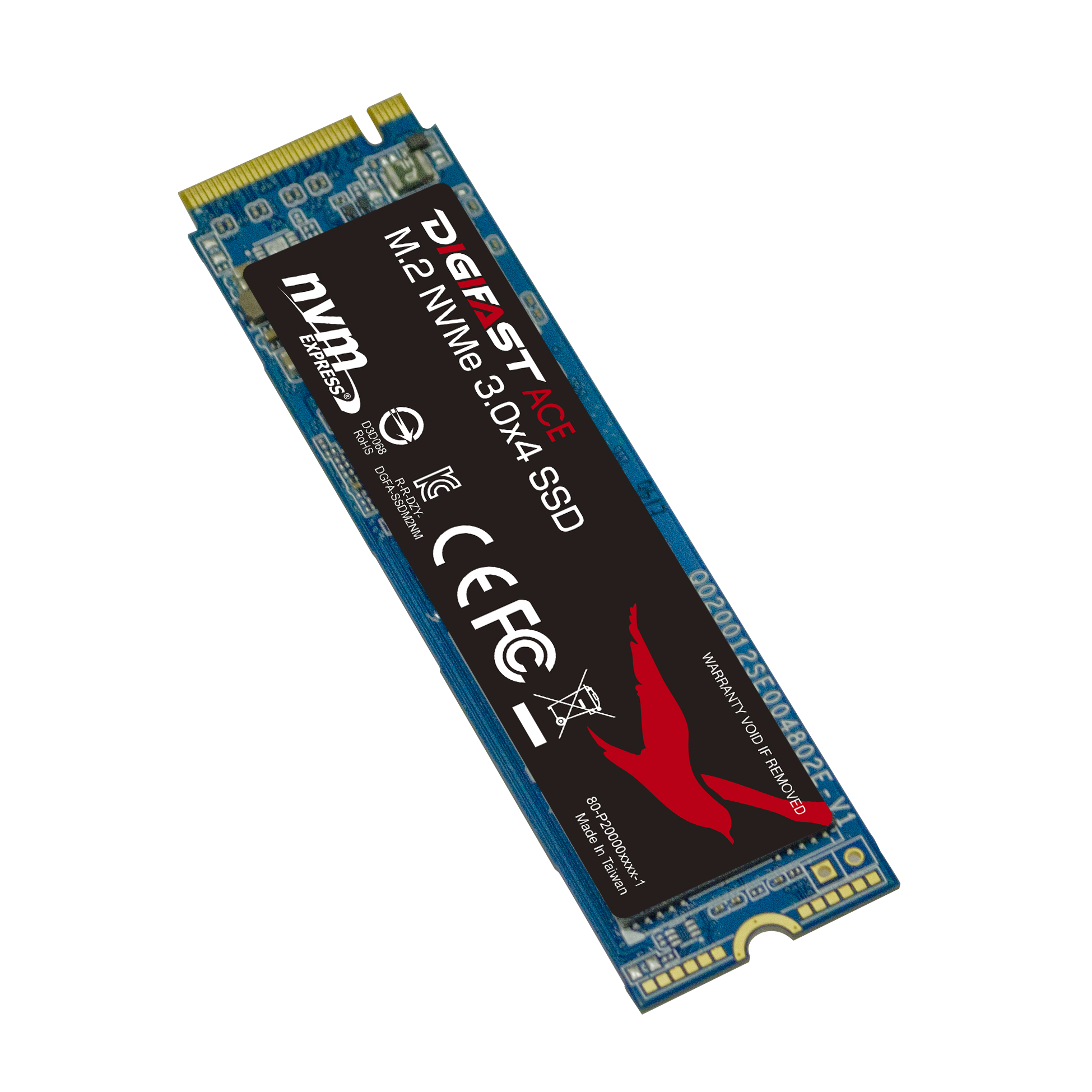Digifast DGFA512M2L02 Ace 512 GB Gen3x4 PCIe M.2 2280 NVMe Solid State Drive