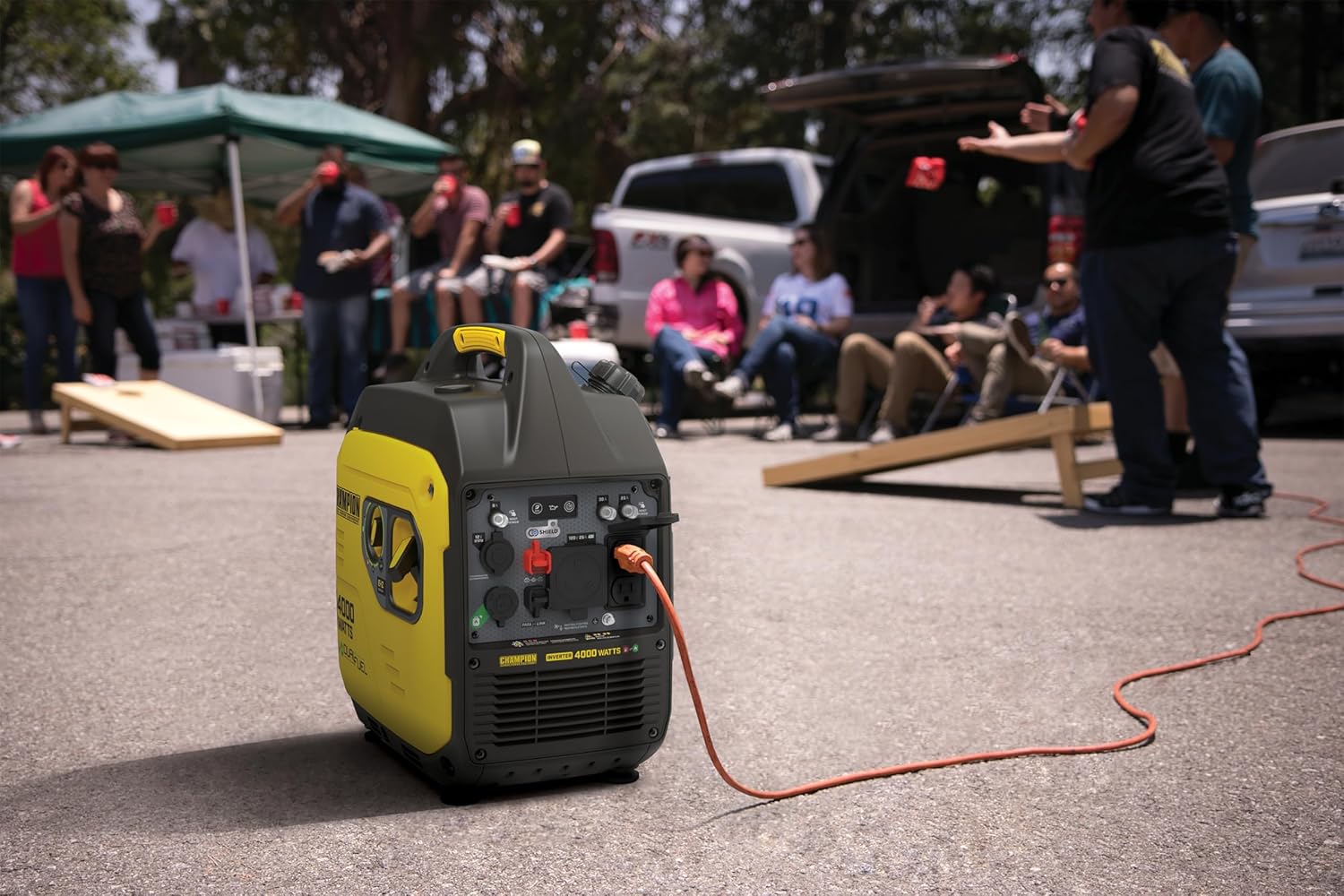 Champion Power Equipment 4000-Watt Dual Fuel RV Ready Portable Inverter Generator with Quiet Technology and CO Shield