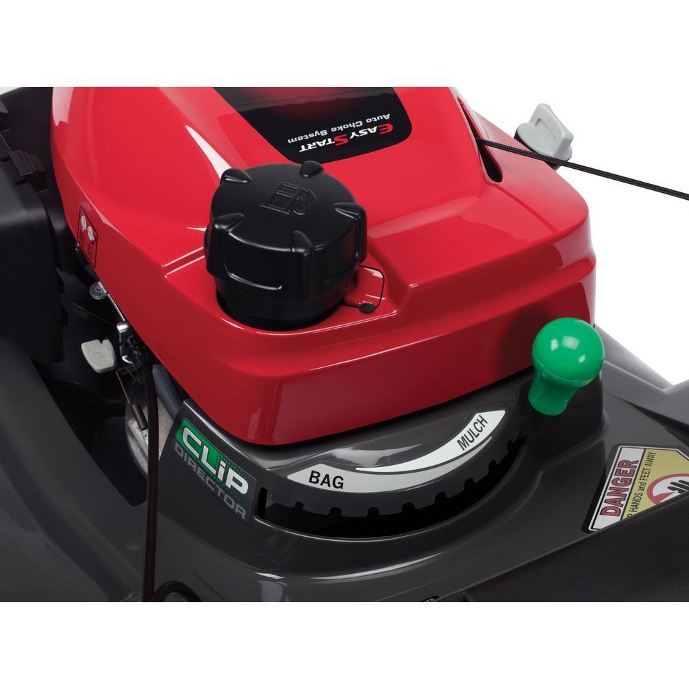 Honda HRX217K6HYA 21 inch 4 in 1 Versamow System Gas Walk Behind Lawn Mower, Red