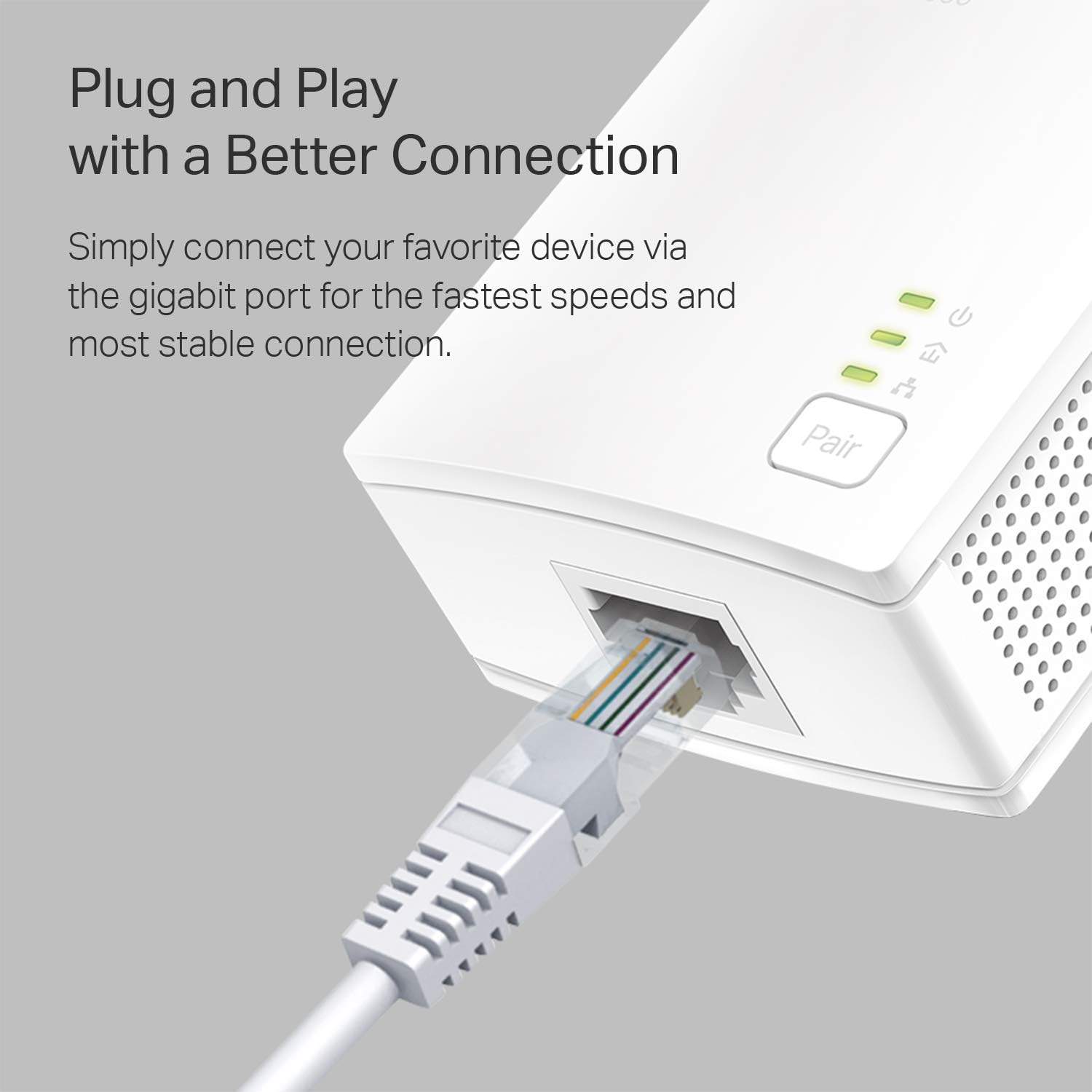 TP-Link Powerline Ethernet Adapter Starter Kit - AV1000 Gigabit Port, Plug&Play, Ethernet Over Power, Nano Size, Ideal for Smart TV, Online Gaming, Wired Connection Only (TL-PA7017 KIT) Pack of 2
