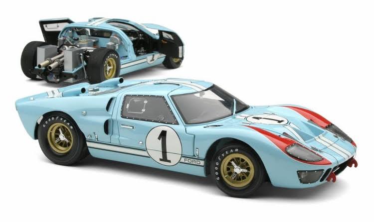 1966 Ford GT40 Mk II Ken Miles by Shelby Collectibles Diecast model...