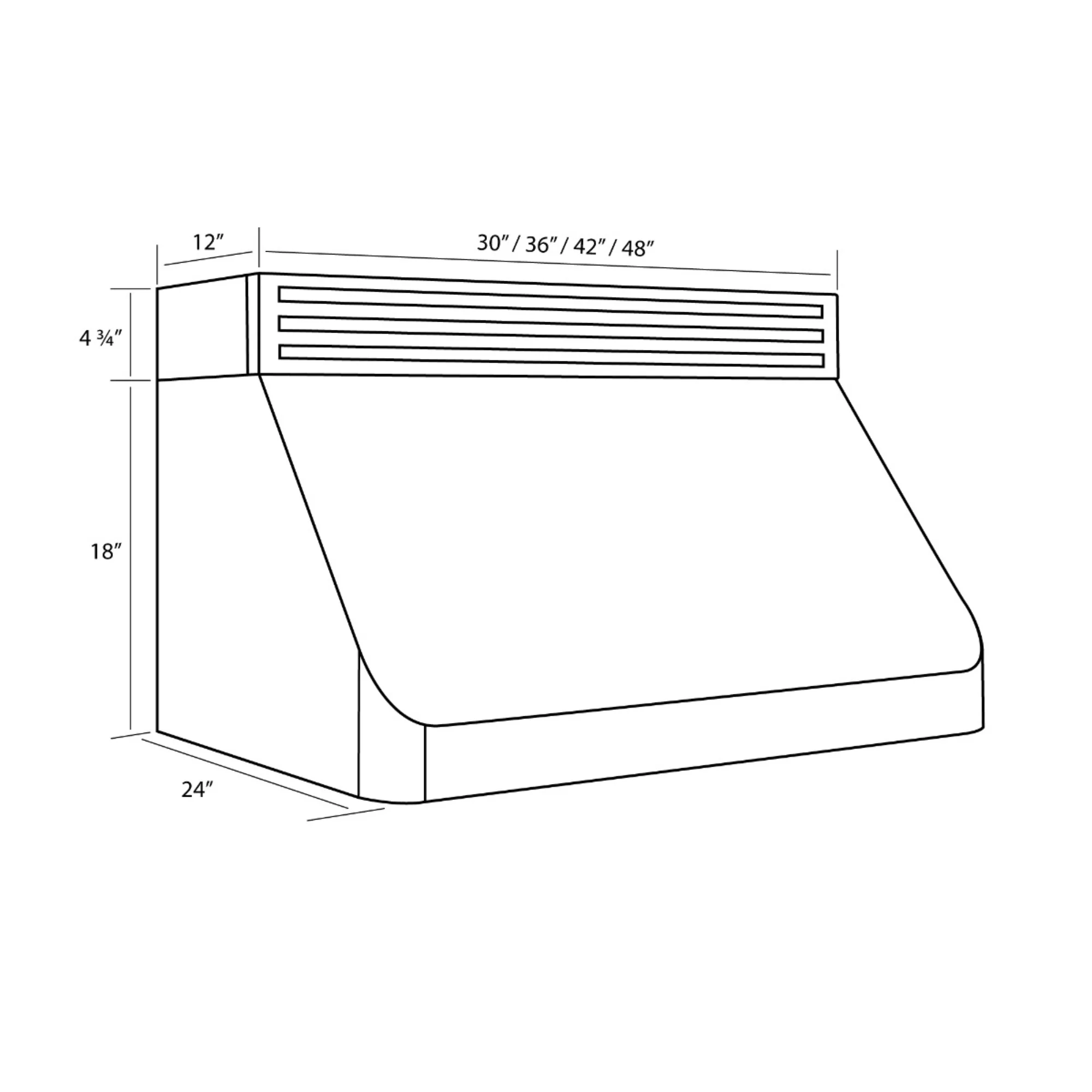 ZLINE 36 in. Recirculating Under Cabinet Range Hood in Stainless Steel (RK520-36)