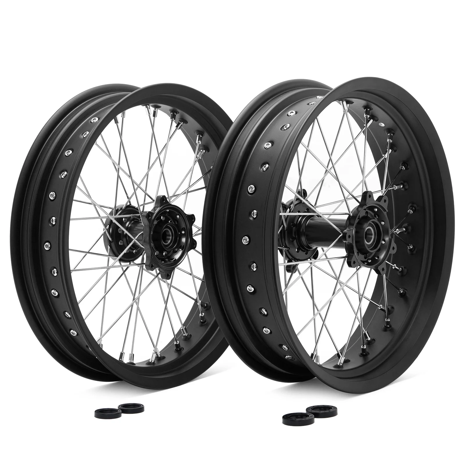 Tarazon 17"x 3.5/4.25 Supermoto Wheels Rim Hubs for Sur-Ron Ultra Bee Electric Motocycle