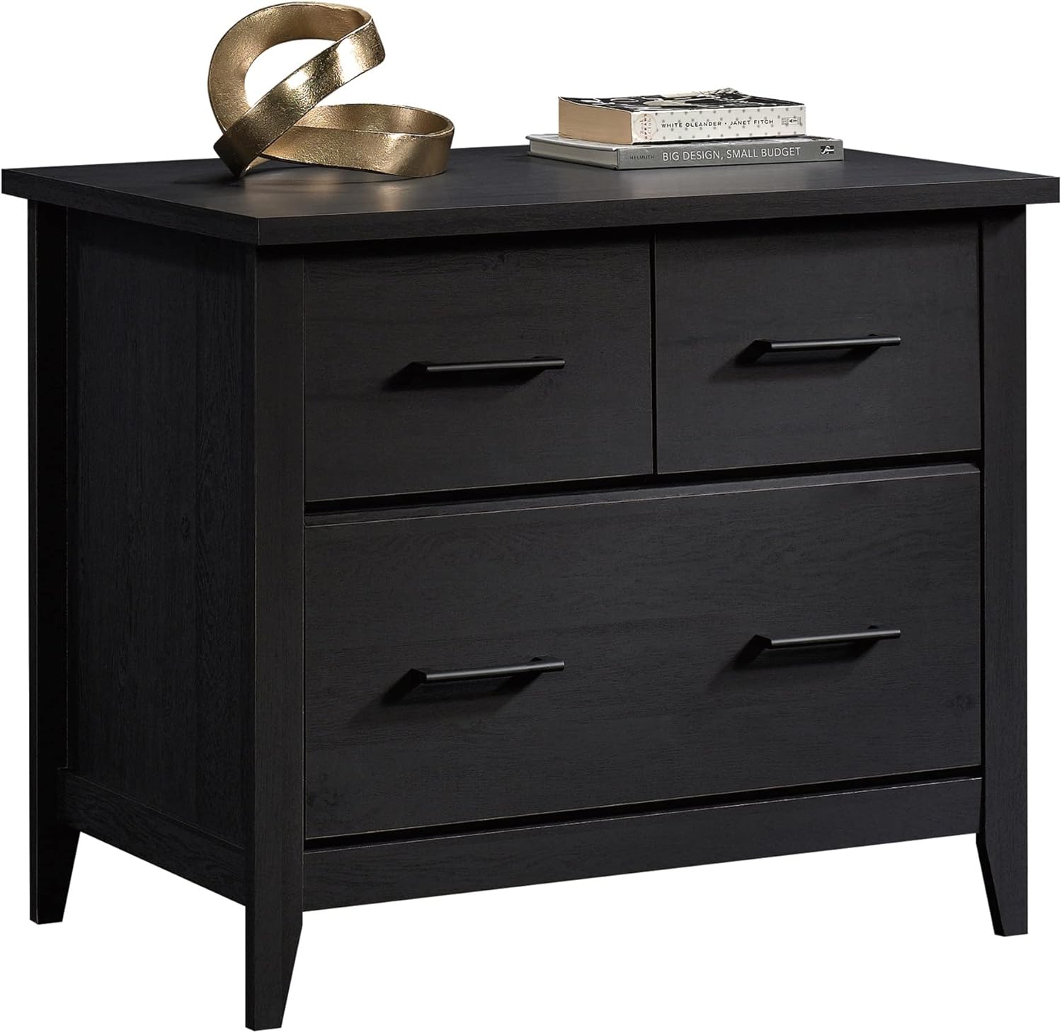 Sauder® Summit Station 33-3/4"W x 23-7/16"D Lateral File Cabinet, Raven Oak