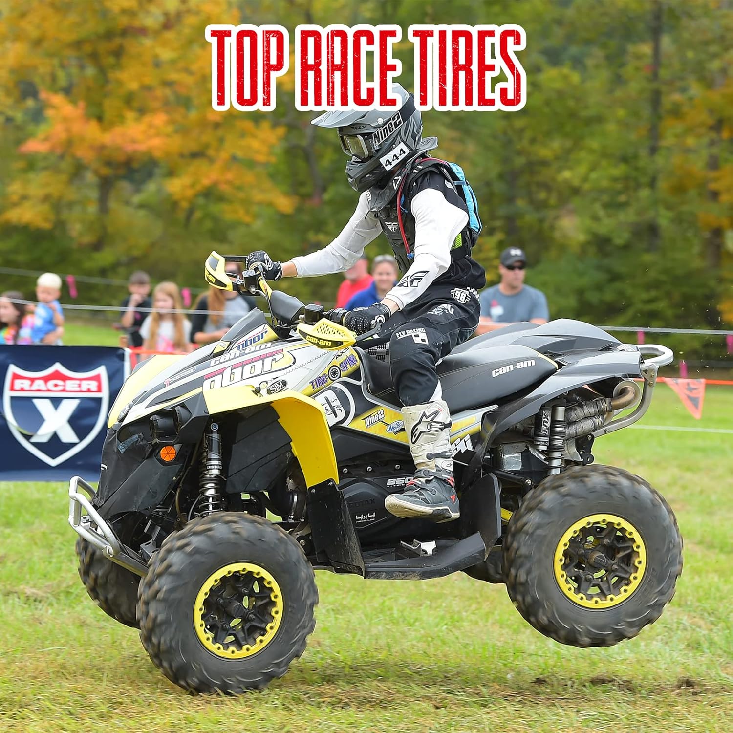 Set of 4 OBOR RIPLE ATV UTV Tires 25x8R12 Front & 25x10R12 Rear, 6PR Professional GNCC Racing Tires, 25x8-12 & 25x10-12 All-Terrain Radial Utility ATV Mud Off-Road Tires