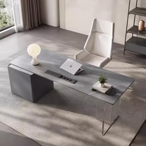 Computer Desk Home Small Apartment Minimalist Slate Study Desk Desk Modern Minimalist Company Office Computer Desk Home Office Desks(160 * 70 * 75cm)