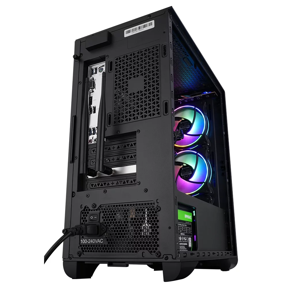 IPASON Gaming Desktop PC, Amd Ryzen 5 5600G 6 Core 3.9GHz, AMD Radeon Graphics Igpu, 1TB SSD, 16GB DDR4 Ram, Windows 11 Home