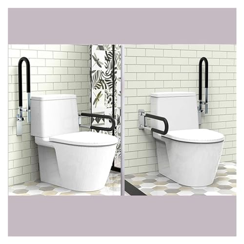 Grab Bar Grab Bars Handle Safety Support Hand Rails, Bathroom Handrail Wall Mount Handrail Barrier-Free Elderly Toilet Safety Handle Handicapped Restroo (Color : Dolphin Waves, Siz
