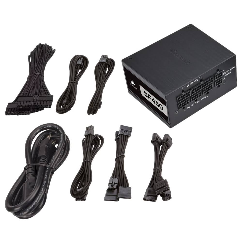 Corsair SF Series SF450 - 450 Watt 80 Plus Platinum Certified High Performance SFX PSU