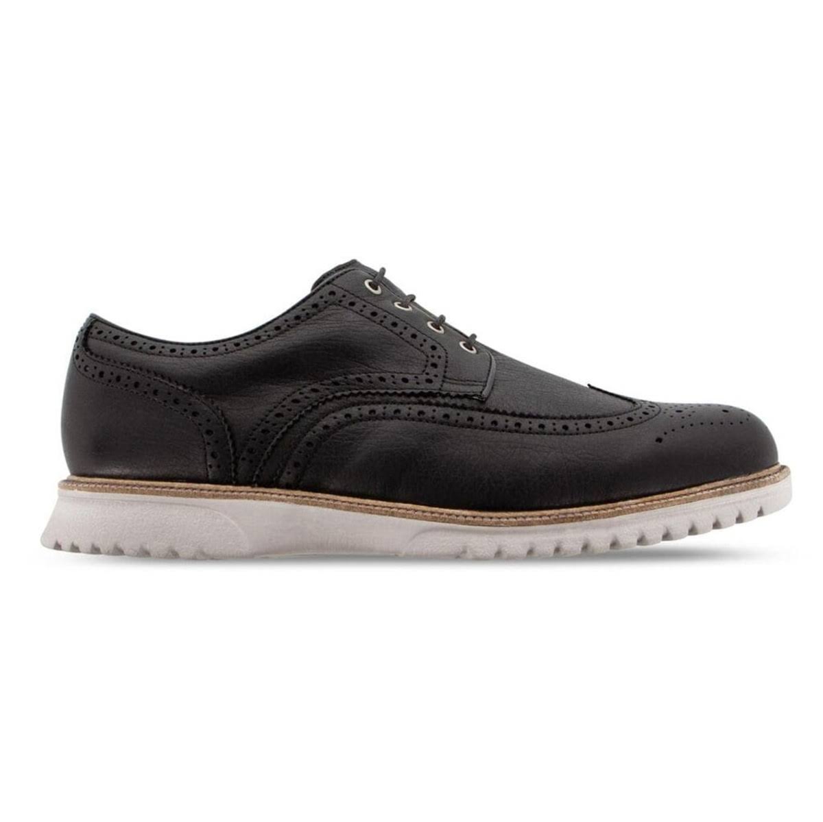 FootJoy Men&s Club Casuals Wing Tip 79059 - Black - 11 - Medium